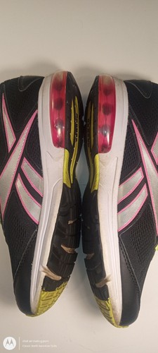 PERFECT Womens Reebok Size 8.5 Running Mono fusion Mesh Black PINK - Picture 3 of 10