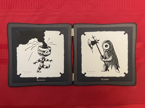 TIM BISKUP Portrait Series: Broken and Slayer 2007 TWO (2) SIGNED Prints Ltd Ed. - Picture 4 of 6