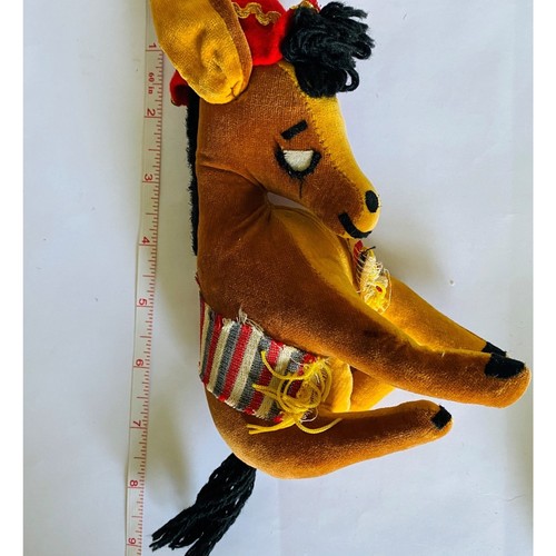 Vintage MCM Japan Dakin Dream Pets Asino Sombrero Pancho Peluche - Foto 7 di 9