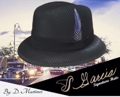 GARCIA HAT【56】ローライダー チカーノ ウエストコースト 灰黒 GL GARCIA HAT【56】ローライダー チカーノ ウエストコースト 灰黒 GL