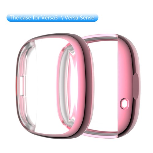 All Inclusive TPU Smart Watch Protective Frame for Fitbit Versa 3/Fitbit Sense - Photo 7 sur 15