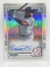2020 RAIMFER SALINAS 1ST BOWMAN CHROME CPA-RS REFRACTOR AUTO #D/499 SP CARD NYC