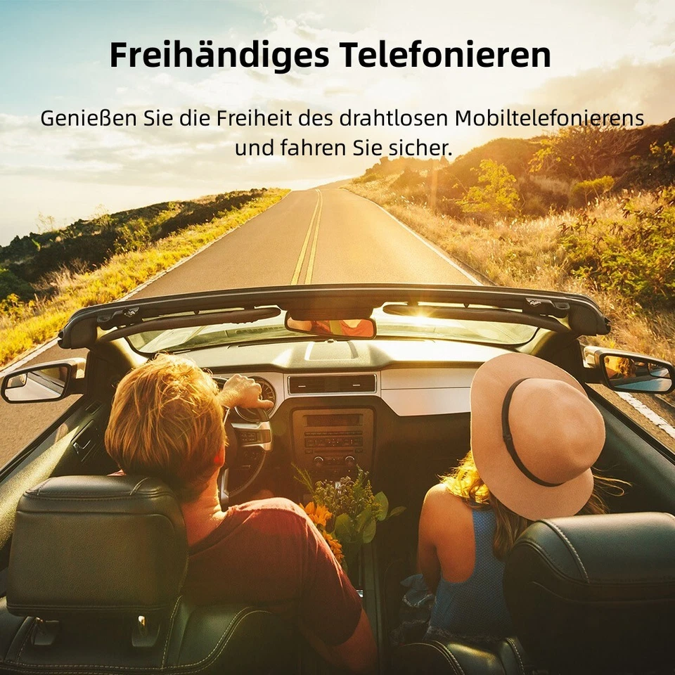 Bluetooth FM Transmitter Auto Radio MP3 Player QC 3.0 Adapter Dual USB Ladegerät - Bild 4 von 4