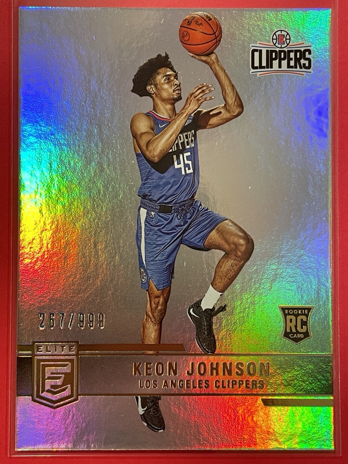 2021-22 Donruss Elite Keon Johnson Rookie RC /999 #228 Basketball Clippers