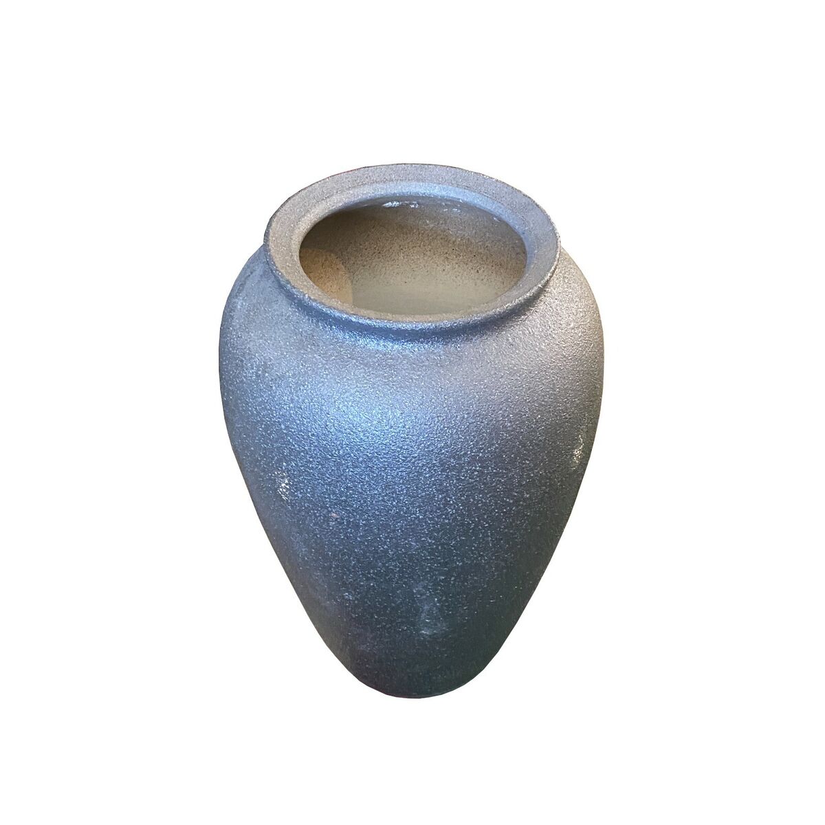Ceramic Rough Metallic Matte Black Pottery Marks Tall Vase Jar ws2060S Ceramic Rough Metallic Matte Black Pottery Marks Tall Vase Jar ws2060S