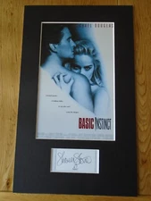 Sharon Stone Basic Instinct Genuine Signed Authentic Autograph - UACC / AFTAL.