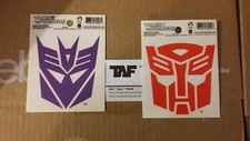 Transformers Official Autobot  Decepticon Window Cling Decal