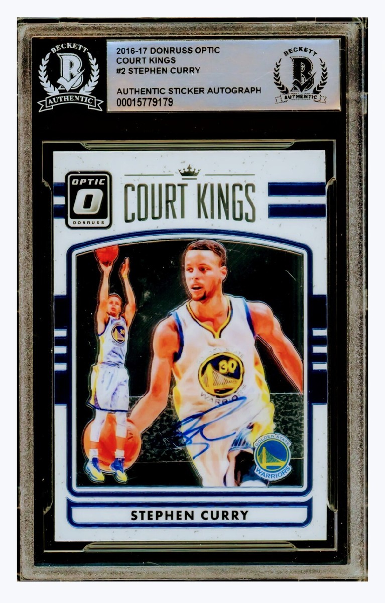 2016-17 DONRUSS OPTIC COURT KINGS STEPHEN CURRY AUTO BAS | eBay