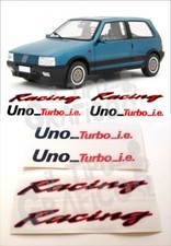 KIT adesivi Fiat Uno Turbo IE racing logo tuning stickers decals alta qualità