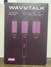 Wavytalk Pro Thermal Brush Set Negative Ion Thermal Round Brush Dual Voltage