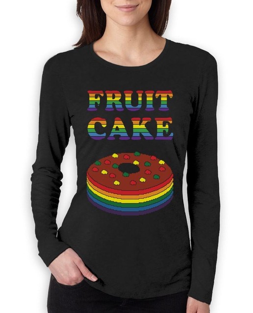 Fruit Cake Funny Ugly Christmas Sweater Holiday Women Long Sleeve T