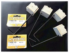 Vintage RC Kyosho Airplane Zero Fighter 40 Main Gear Set 11835-03 OldStock 2pair