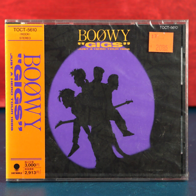 Boowy Gigs Just A Hero Tour 1986 CD OBI Japan Import J-Pop