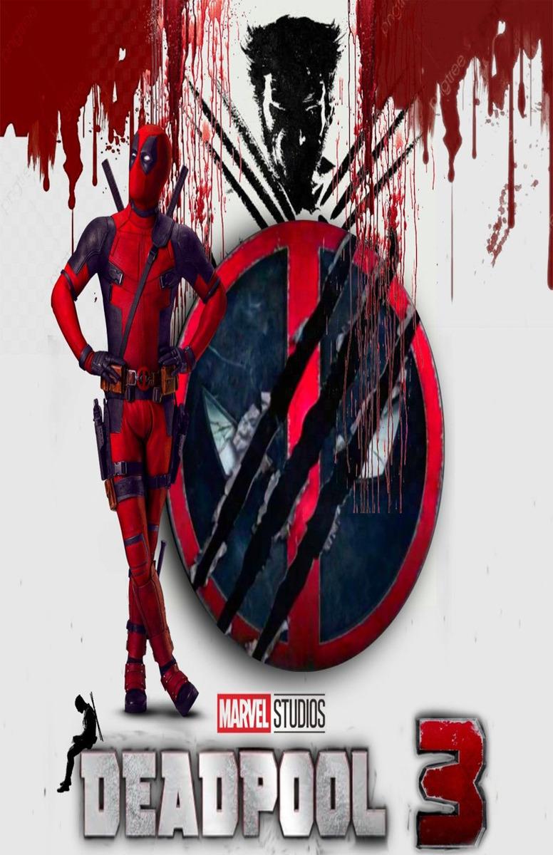 Deadpool 3 Marvel Studios Movie Posters (11x17) Glossy Movie Poster