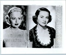 Orig 1940s PRESS PHOTO Actress Olivia DeHavilland 1954