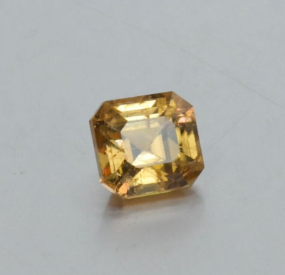 1.05ct Natural Yellow Sapphire OCT 6mm  Yellowish Brown 100% Genuine Natural