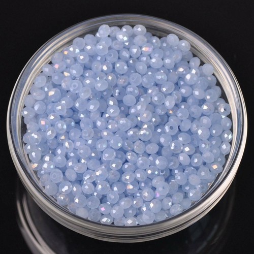 Wholesale 500pcs 4x3mm Rondelle Faceted Crystal Glass Loose Spacer Beads lot - Picture 74 of 120