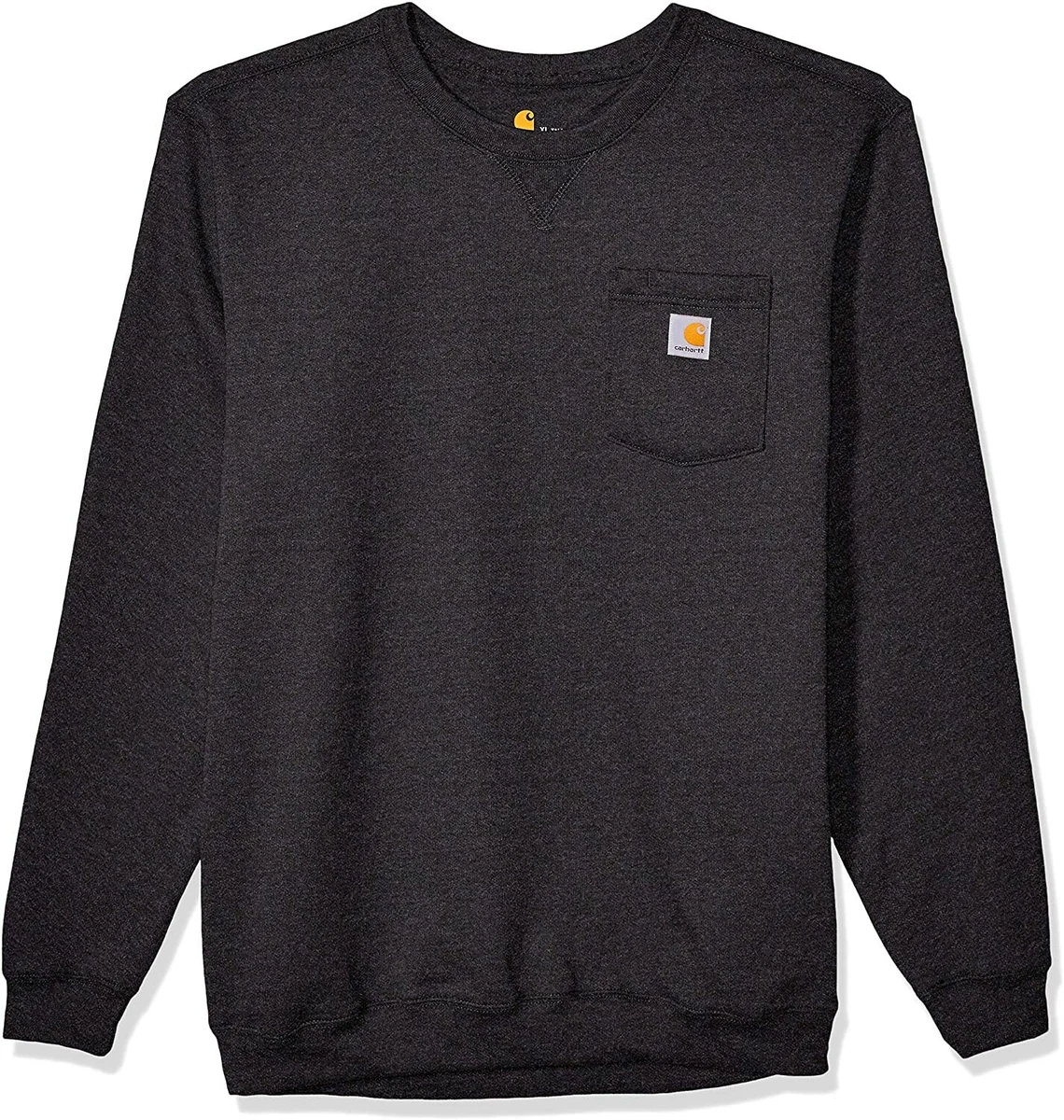 Carhartt Crewneck Pocket Sweatshirt Men's Carbon Heather