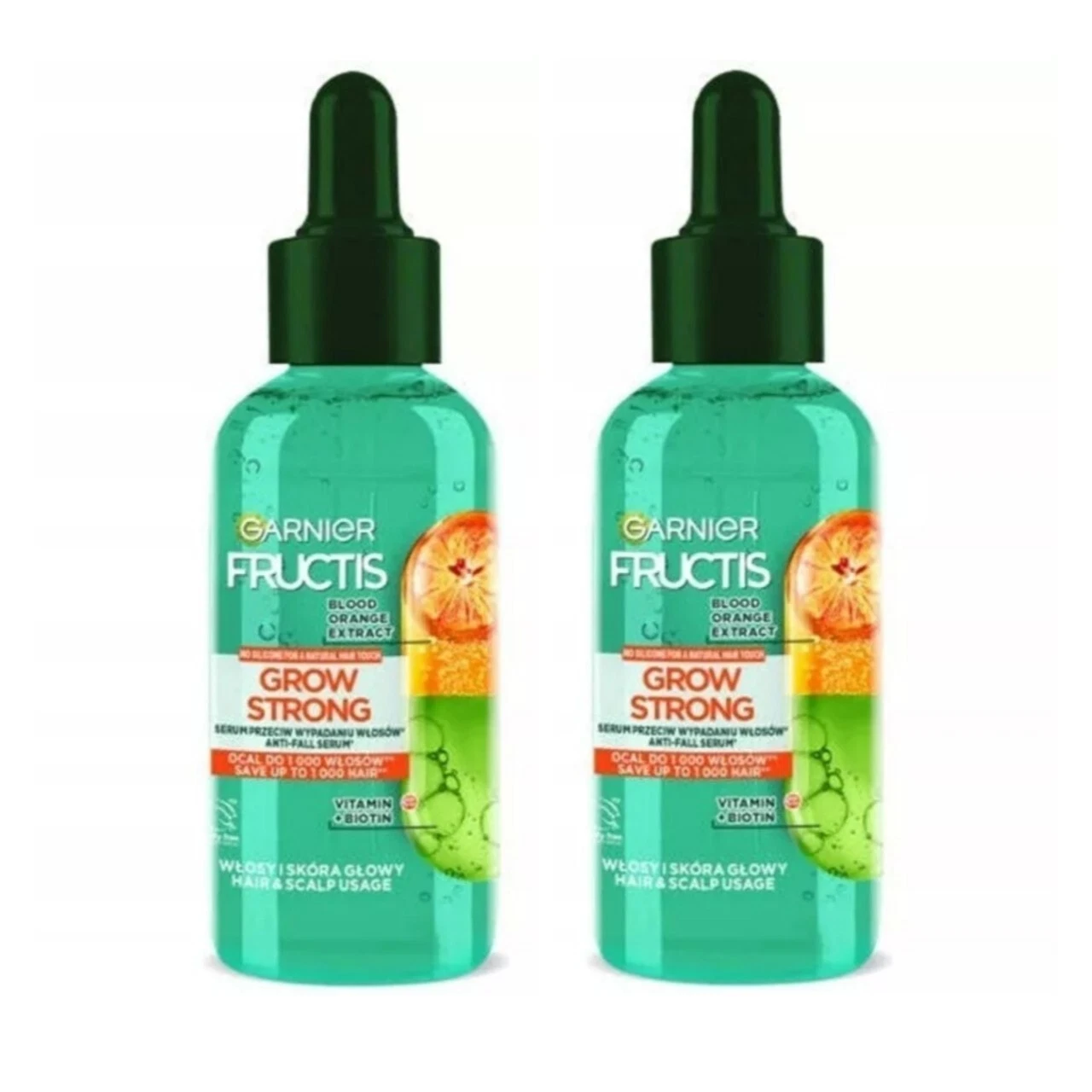 Garnier Fructis Grow Strong 2x125 ml, Anti-hair loss serum
Opens in a new window or tab