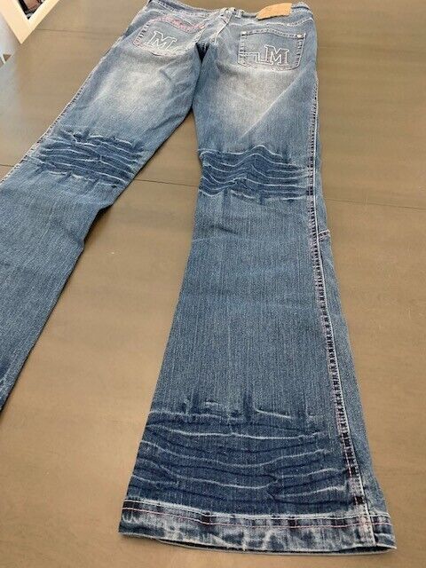 Vintage Y2K Makaveli Blue Jeans Size 11 30X32 2-P… - image 8