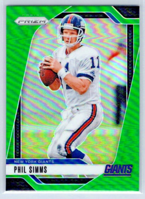 2024 Prizm Football - Phil Simms - GREEN PRIZM - New York Giants - #218