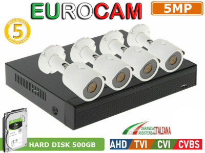 DVR 4 Canali 5MPX + 4 TELECAMERE 5MPX ENVIO SONY - Foto 6