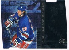 1998-99 UPPER DECK UD3 DIE CUTS WAYNE GRETZKY 0238/1000 NEW YORK RANGERS #91