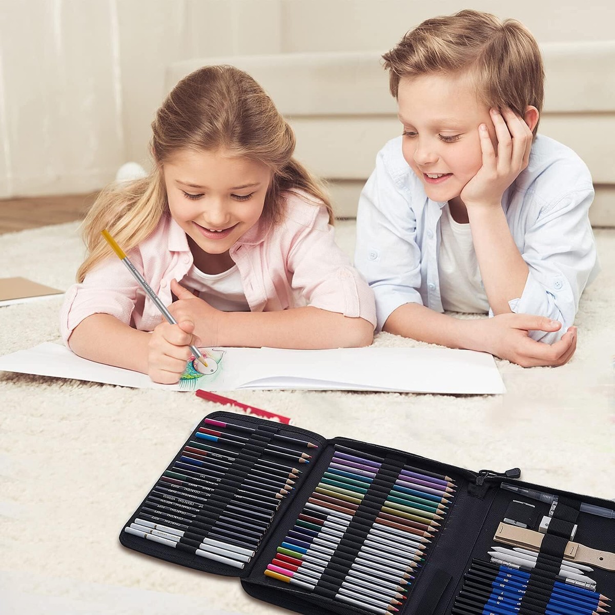 Pro Art Drawing Value Pack - Kneaded Eraser, Sharpeners & Blending Stump Set