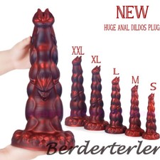 10cm Huge Butt Plug Huge Anal Plug Silicone G-Spot Prostate Massage Anal Sex Toy