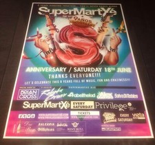 SUPERMARTXE 2016 @ PRIVILEGE CLUB - IBIZA CLUB POSTERS - GAY EDM HOUSE MUSIC DJ