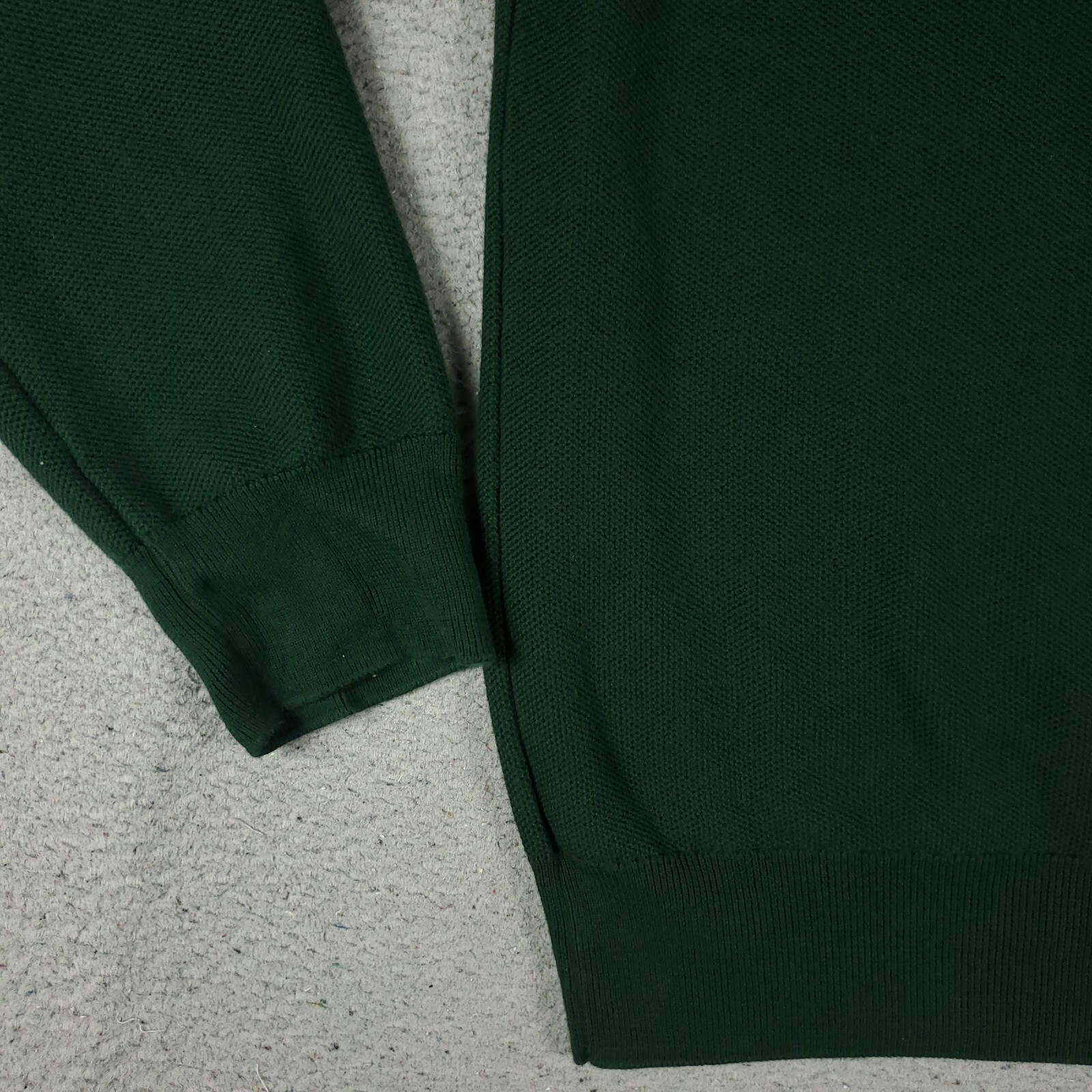 Maglione Ralph Lauren uomo taglia XL verde pony 1 4 zip pullover felpa