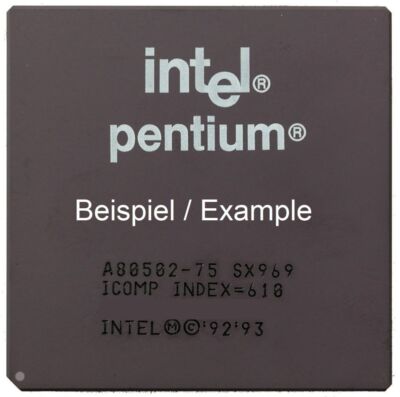Intel Pentium 150 A80502150 SY015 Sockel/Socket 7 150MHz/60MHz Processor CPU
