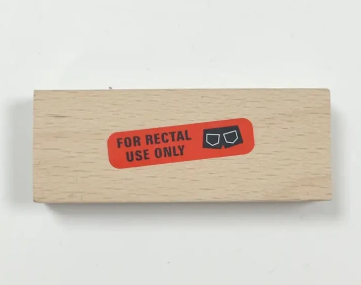 50 "For Rectal Use Only" Stickers Joke Decal Sticker April Fool Meme Funny - Image 2 of 2