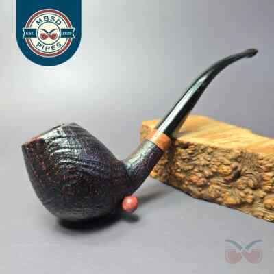 WO Larsen Sandblasted Walrus (Sven Knudsen Design) Estate Briar Pipe, Unsmoked