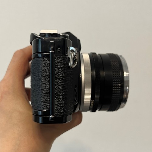Canon AV-1 SLR 35mm Film Camera Black w/ Canon Lens FD 50mm F1.8! From Japan - Picture 10 of 24