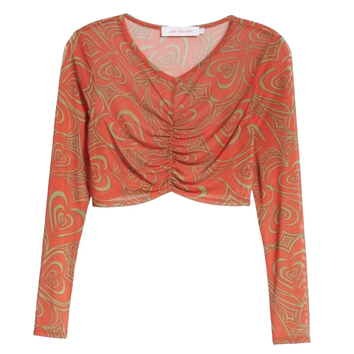 Heart Long Sleeve Tops for Women