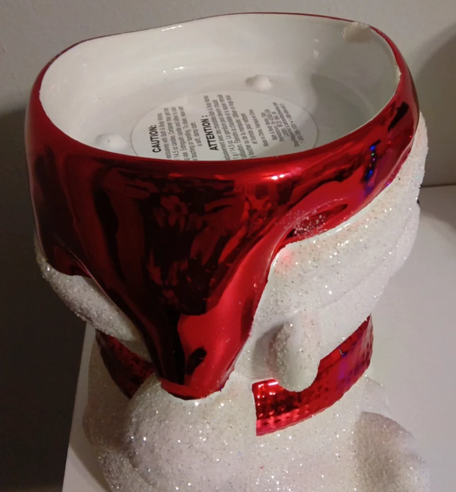 Bath & Body Works Snowman / Polar bear 3Wick Candle Holder * read description - Image 4 of 4