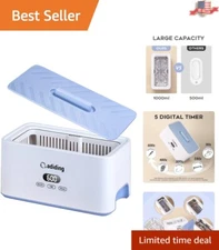 Extra Large Capacity Versatile Jewelry Cleaner - Dentures, Jewelry, Coins