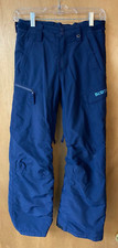 Burton Ski Snowboard Snow Pants Youth Kid's Blue Insulated - Size M