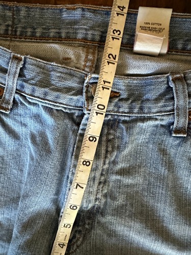 Lucky Brand Herrenjeans klassische Passform Distressed ausgefranste Saum Größe 36 lang 36x33 - Bild 10 von 11