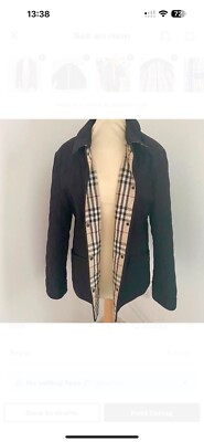 burberry quilted jacket women Large