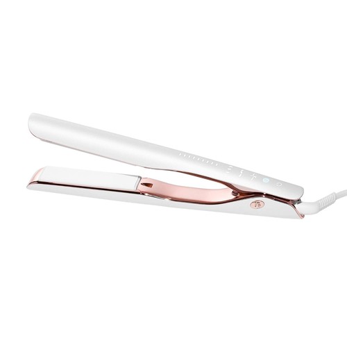 T3 Smooth ID 1” Flat Iron with Touch Interface, Digital Ceramic Flat Iron, White - 第 1/3 張圖片