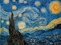 Vincent Van Gogh - Sternennacht. Puzzle 1000 Teile,