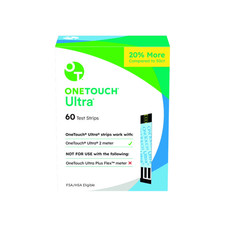 OneTouch Ultra 60ct Test Strips NEW