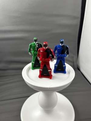Power Rangers Super Mega Force Legendary Key Pack SPD Red Blue Green Figure Keys