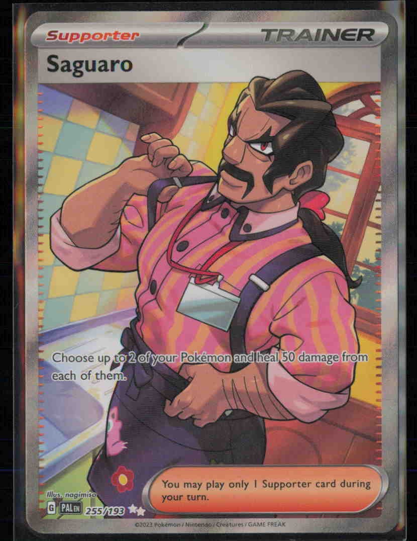 Saguaro 255/193 PAL Paldea Evolved Pokemon Holo Near Mint