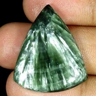 29.60Cts Natural Seraphinite Pear Cabochon Loose Gemstone