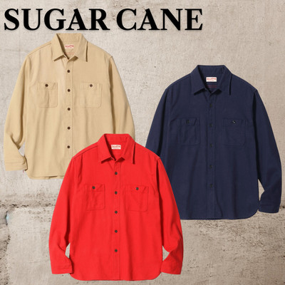 SUGAR CANE Lot No. SC29560 TWILL CHECK WORK SHIRT Made in Japan New