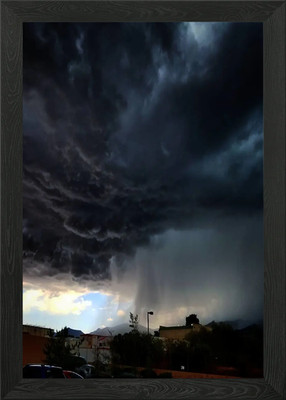 Monster Monsun Gerahmtes Wandbild Poster Leinwanddruck Bild