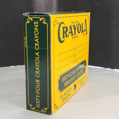 NEW - 2007 Crayola Gold Medal Crayon - 64 Crayons Box - Sharpener
